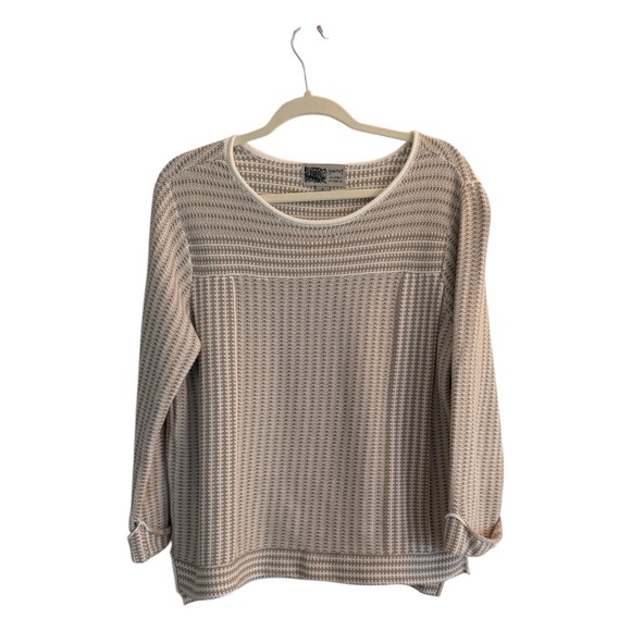 Habitat Sweaters - Habitat Clothes to Live In‎ Sweater Tan S Womens Knit Textured Pullover